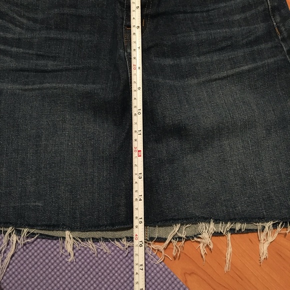 J.Crew Denim Skirt Raw Hem (23P) - Picture 6 of 9